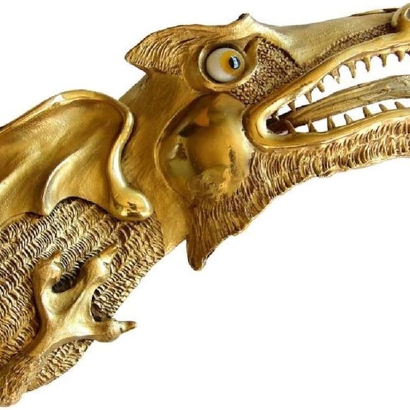 Christopher Ross VINTAGE RESERVED-RARE Dragon signed and dated 1980 gold… - Picture 10 of 10